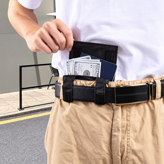 Hiden pocket | Cartera oculta para cinturón